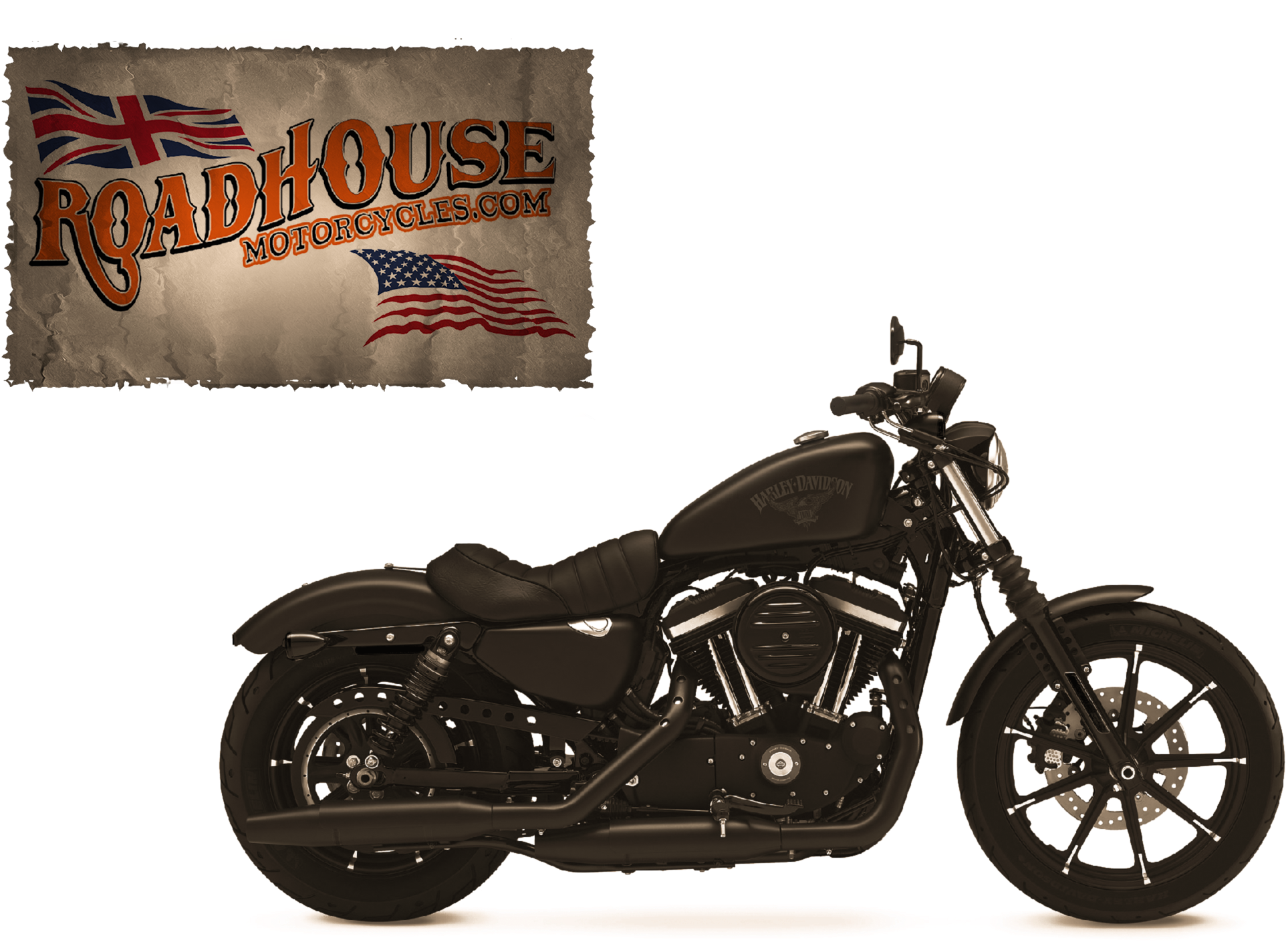 Harley Davidson Motorcycle Roadhouse Advertisement