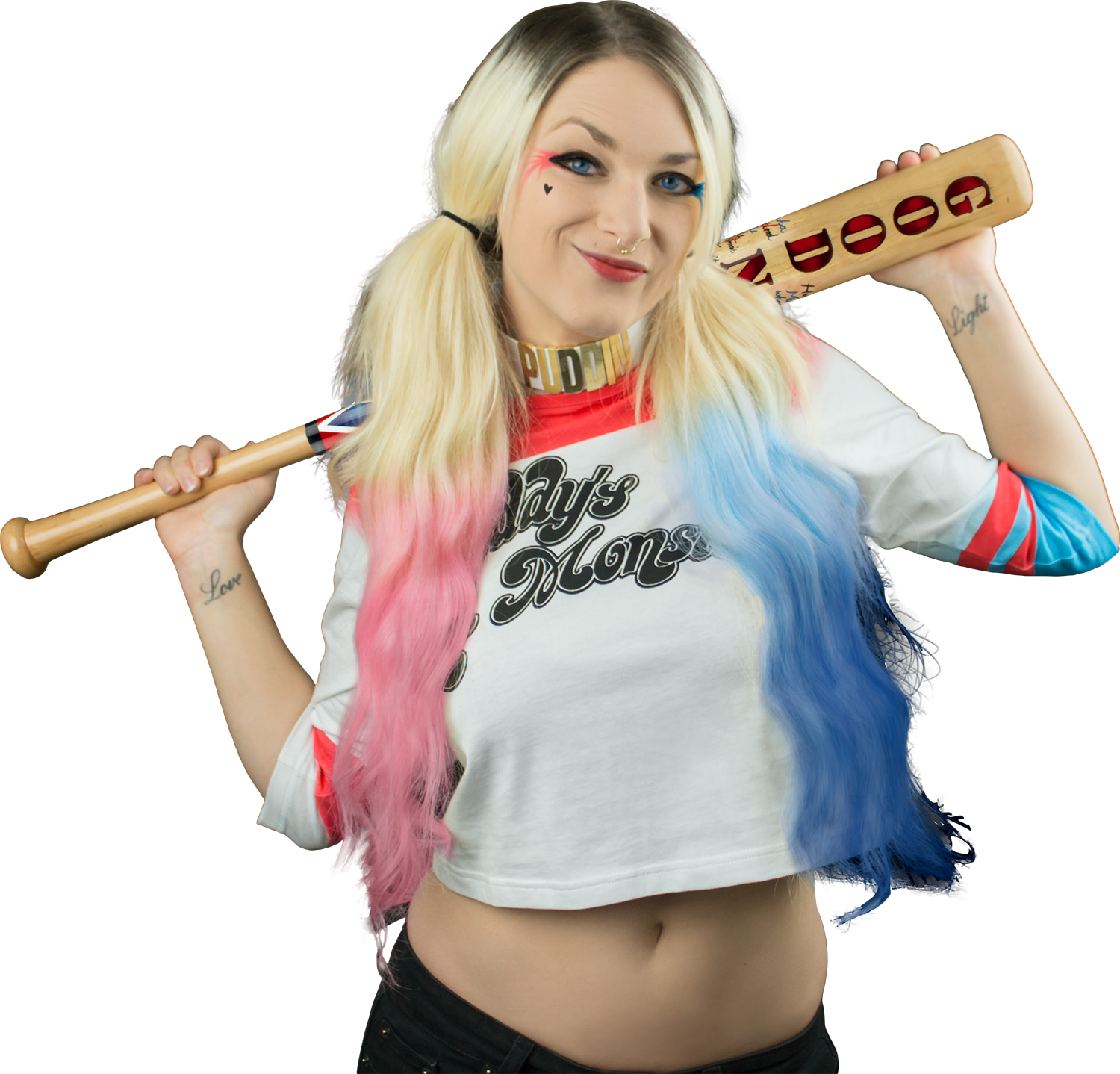 Harley Quinn Cosplaywith Bat