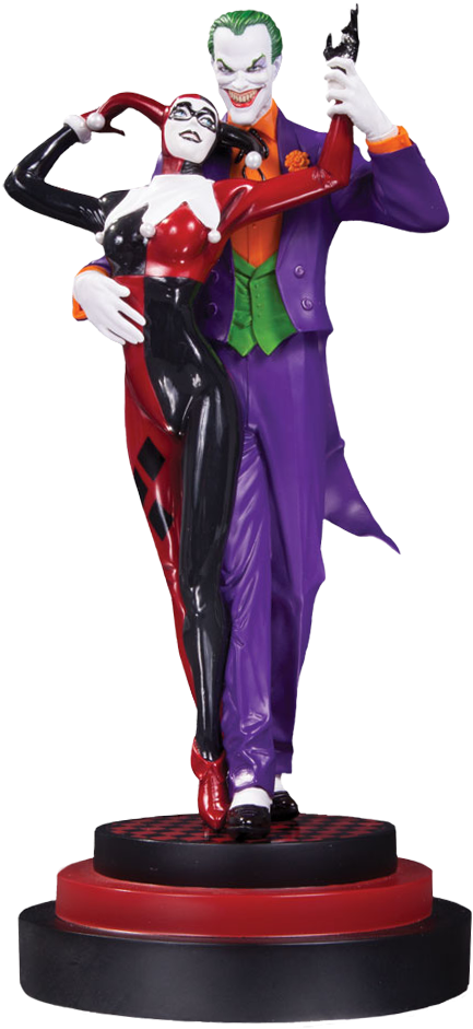 Harley Quinnand Joker Statue