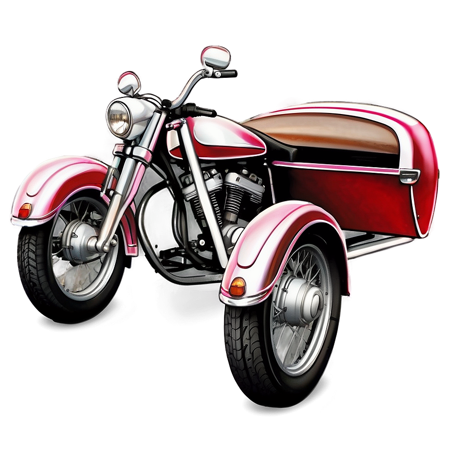 Harley Sidecar Fun Illustration Png Imj50