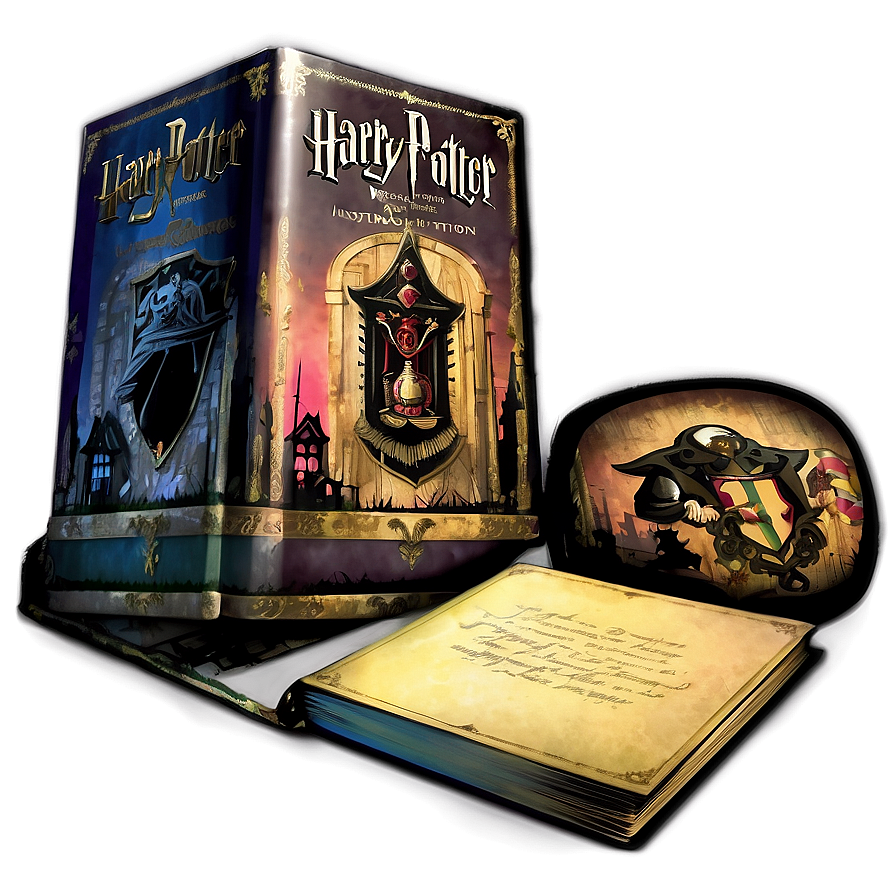 Harry Potter Illustrated Editions Png 06272024