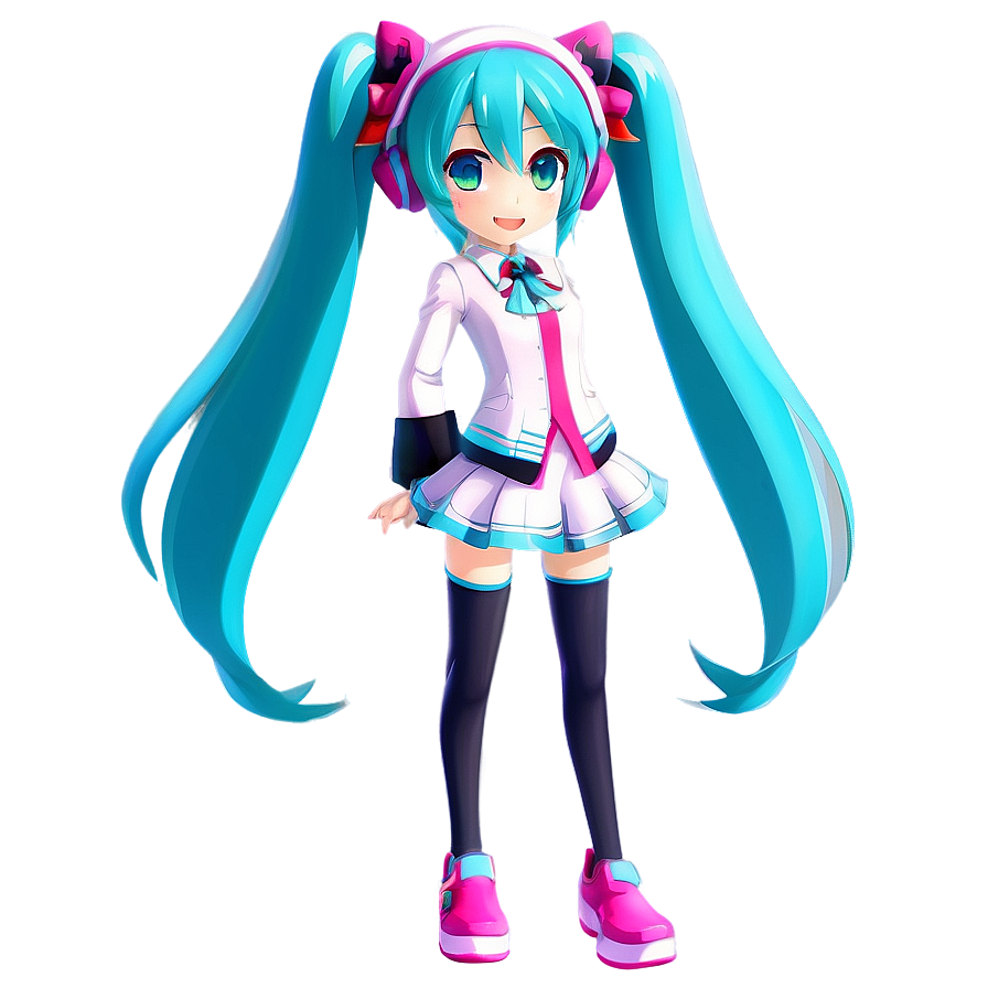 Hatsune Miku Vocaloid Character Png 55