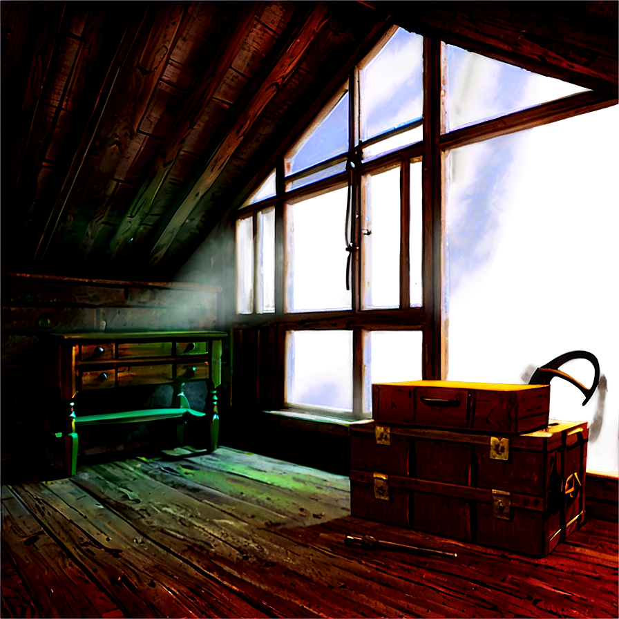 Haunted Attic Room Png 20