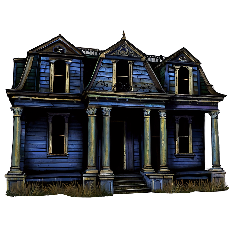 Haunted Dark Mansion Png 06242024