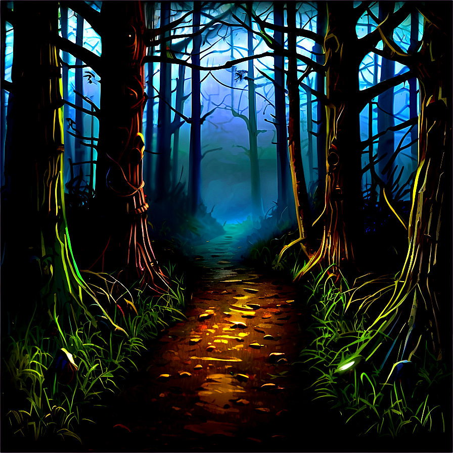 Haunted Forest Path Png 38