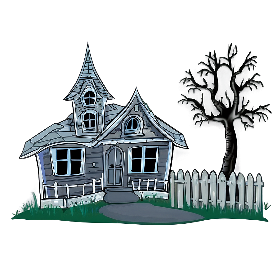 Haunted House Halloween Png 04292024