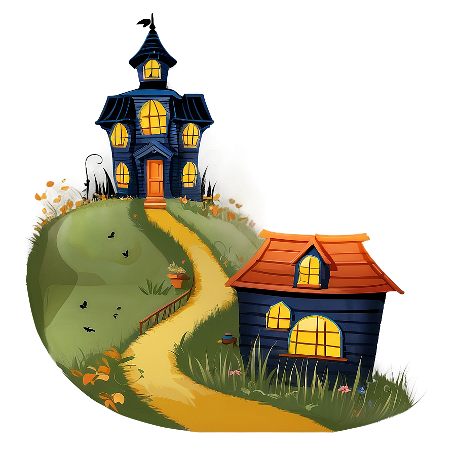 Haunted House On Hill Png Rls77