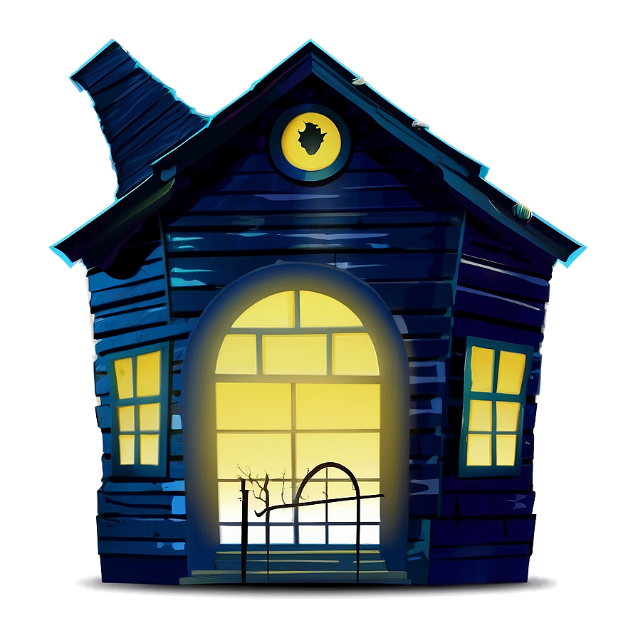 Haunted House Silhouette Png 31