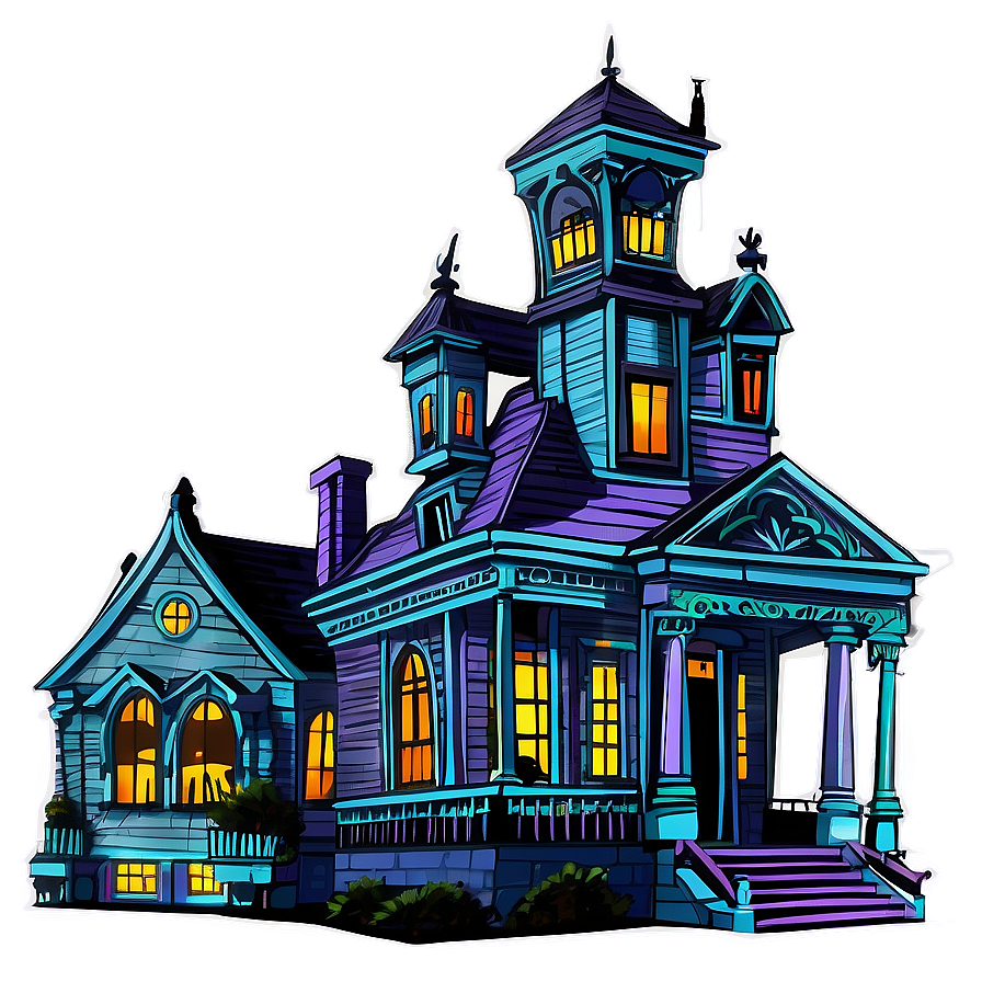 Haunted Mansion House Clipart Png 58