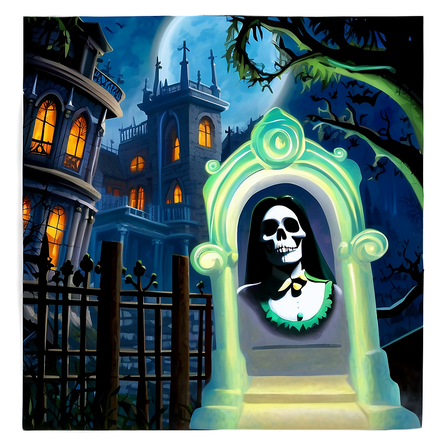 Haunted Mansion Scene Png 05242024