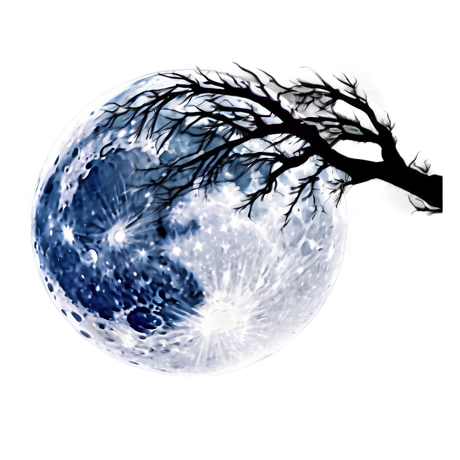 Haunted Moonlit Night Png Hxn