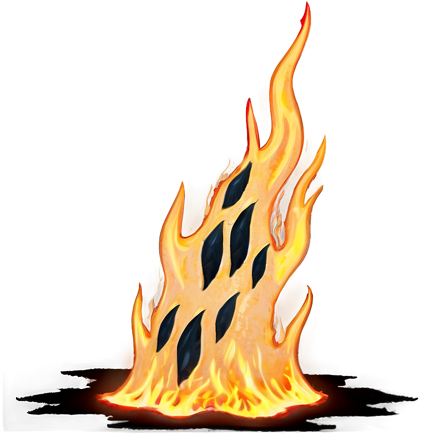 Haunting Anime Fire Ghost Png 74