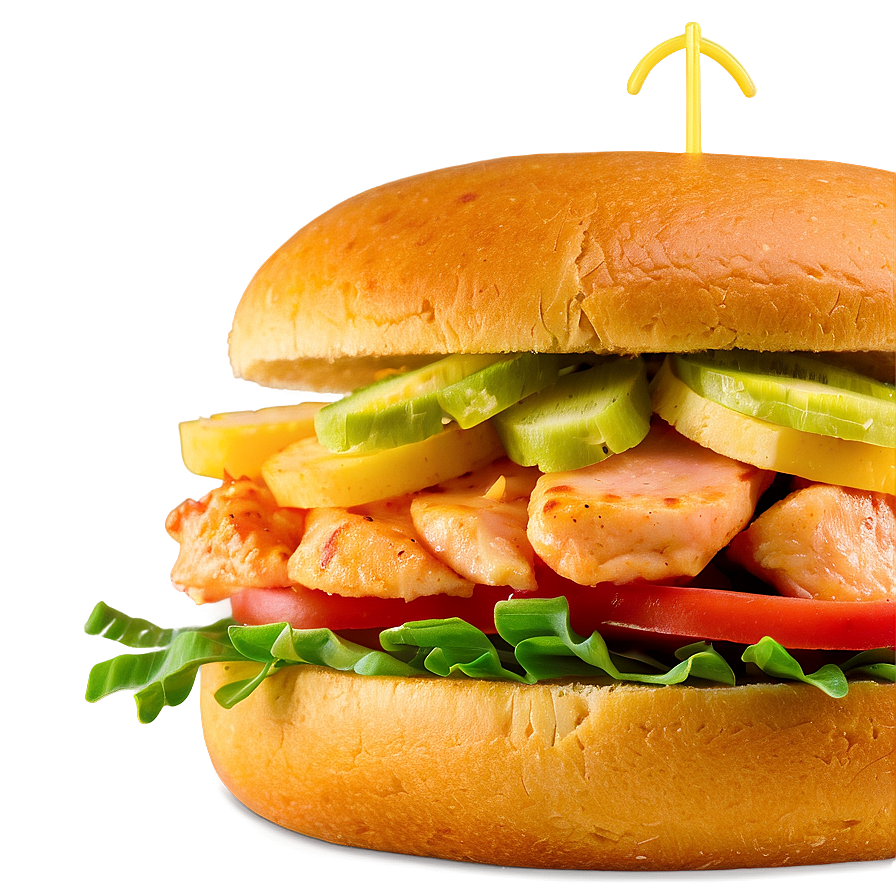 Hawaiian Chicken Sandwich Png 39