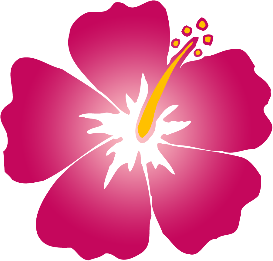 Hawaiian_ Hibiscus_ Vector_ Illustration