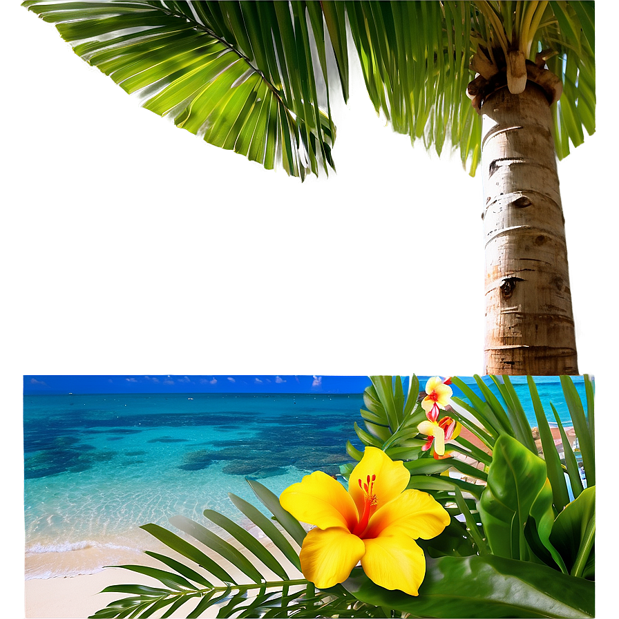 Hawaiian Islands Beach Paradise Png Mrw20