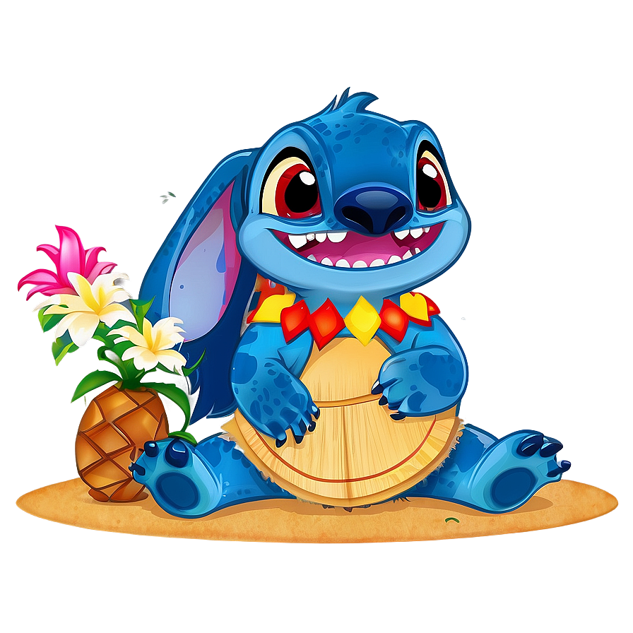 Hawaiian Luau Lilo And Stitch Png 7