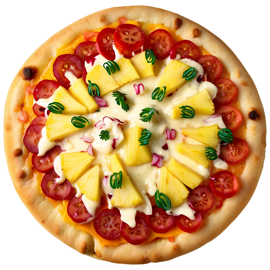 Hawaiian Pineapple Pizza Png 25