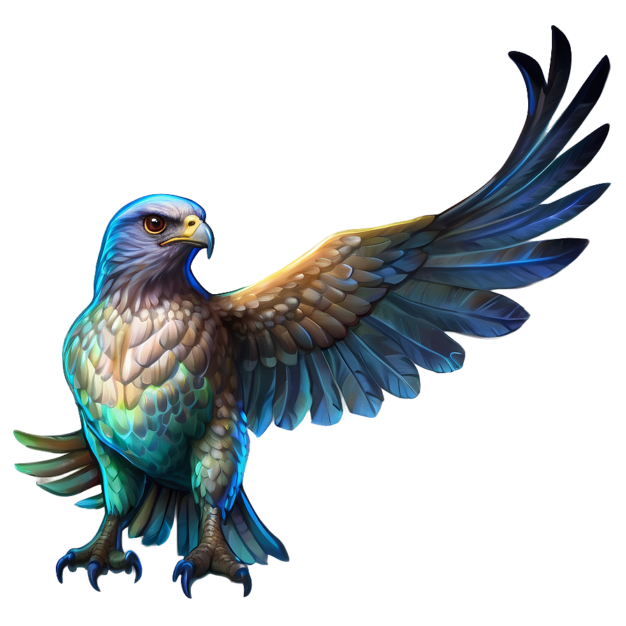 Hawk Inspired Mythical Creature Png Kdq