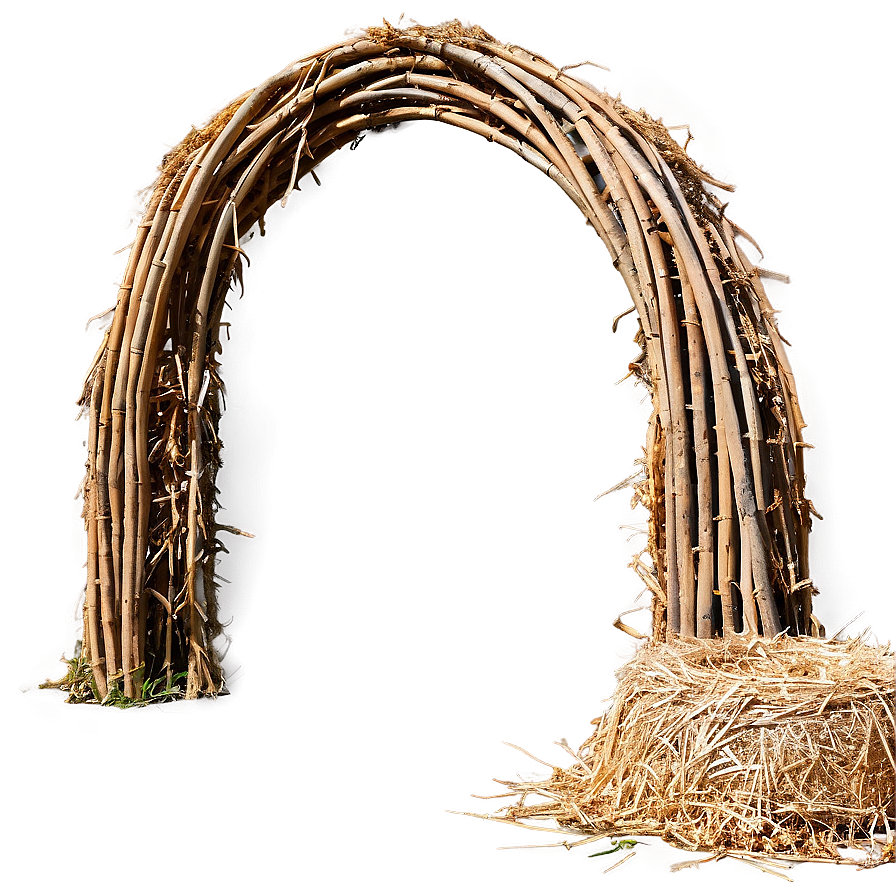 Hay Bale Archway Png 06122024