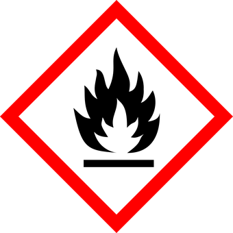 Hazard Diamond Flammable Symbol