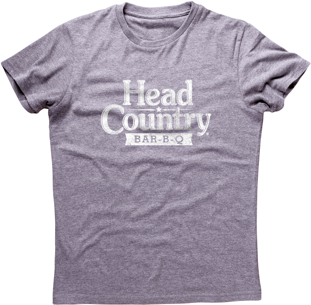 Head Country Bar B Q Gray T Shirt