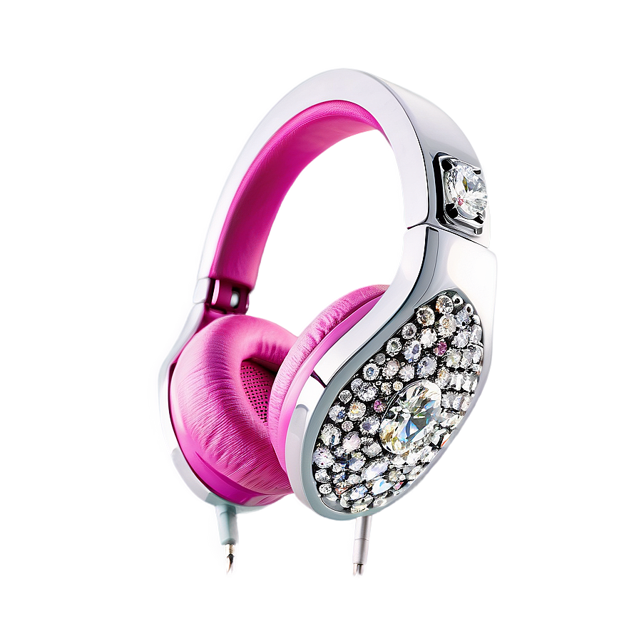 Headphones With Diamond Bling Png Jbo