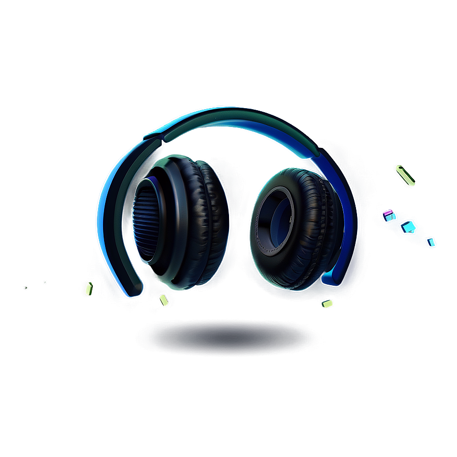 Headphones With Sound Wave Png 05042024