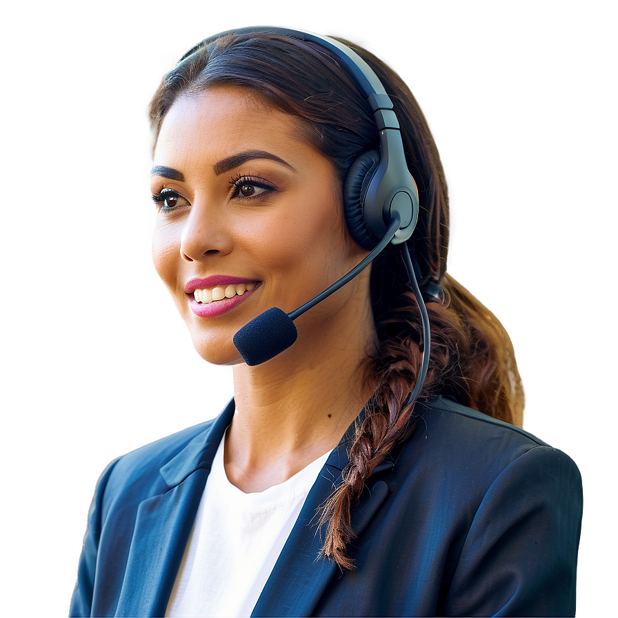 Headset With Mic For Call Center Png 06292024