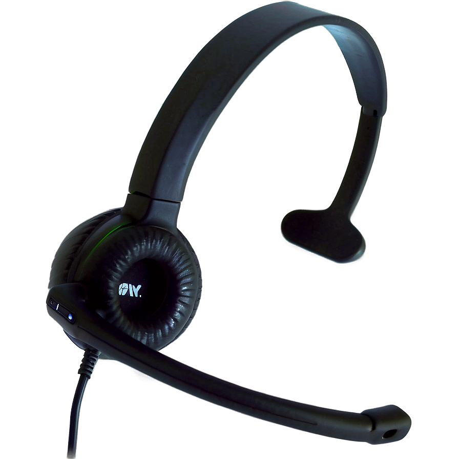 Headset With Mic For Call Center Png Abs