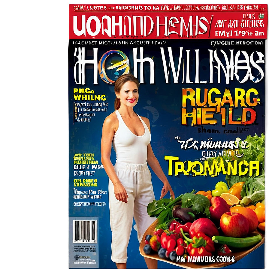 Health And Wellness Magazine Edition Png 96