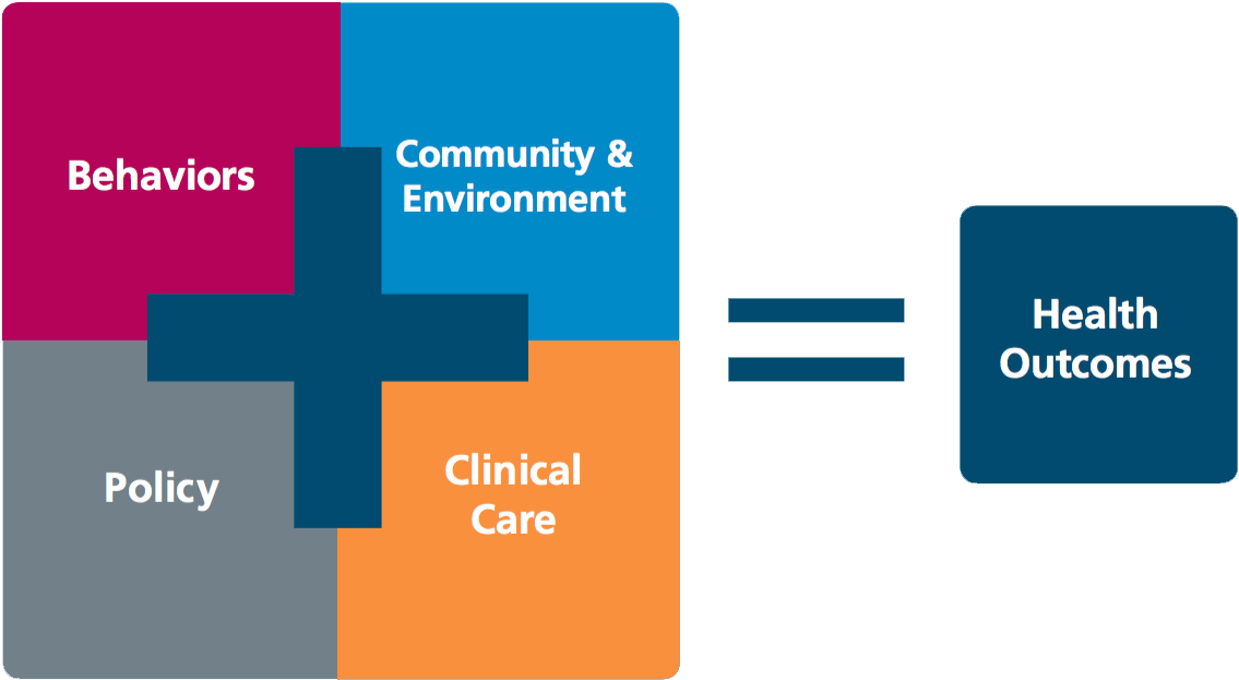 Health Determinantsand Outcomes Infographic