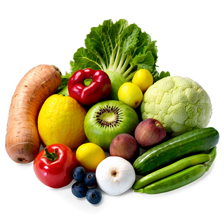 Healthy Fruits And Veggies Png 94