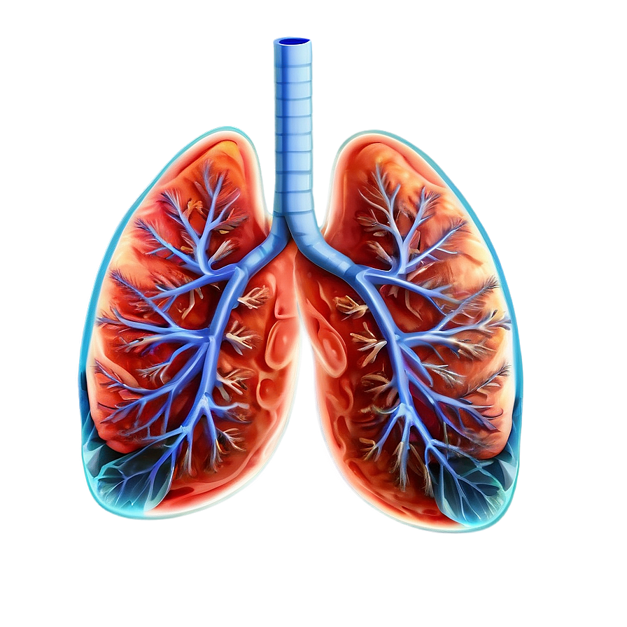 Healthy Lungs Illustration Png Tip