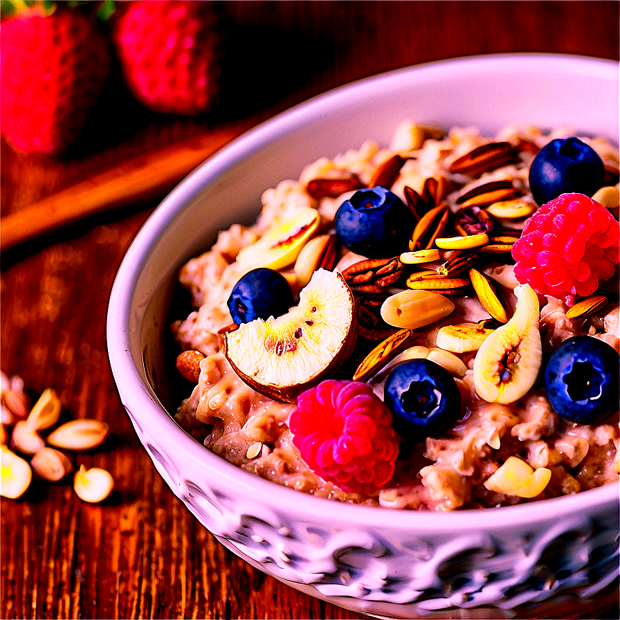 Healthy Oatmeal Bowl Png Bna17