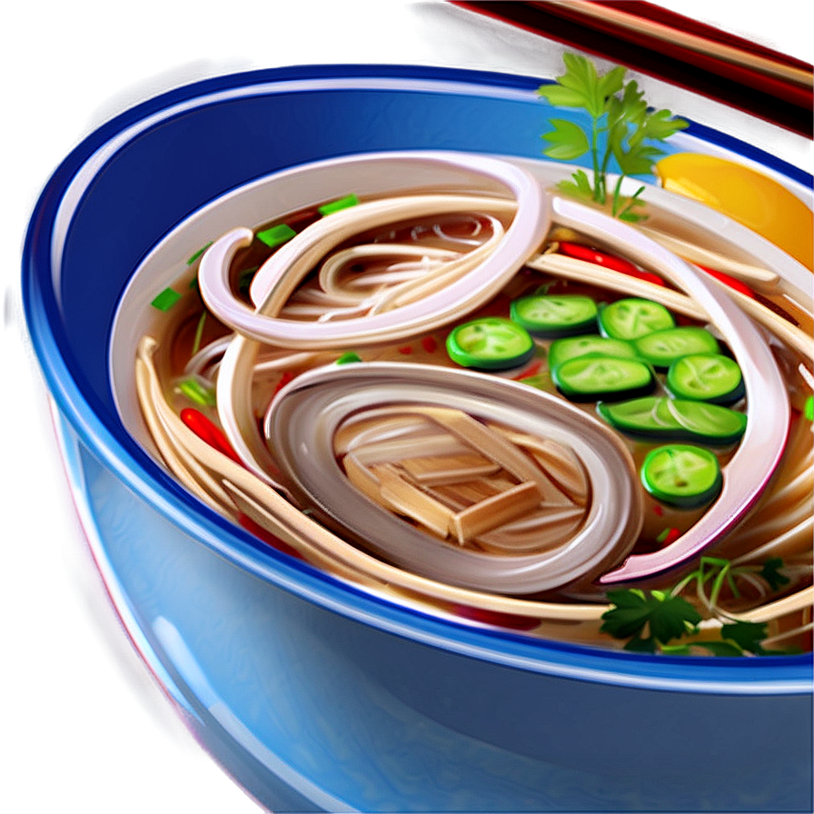 Heaping Bowl Of Pho Png Oxr