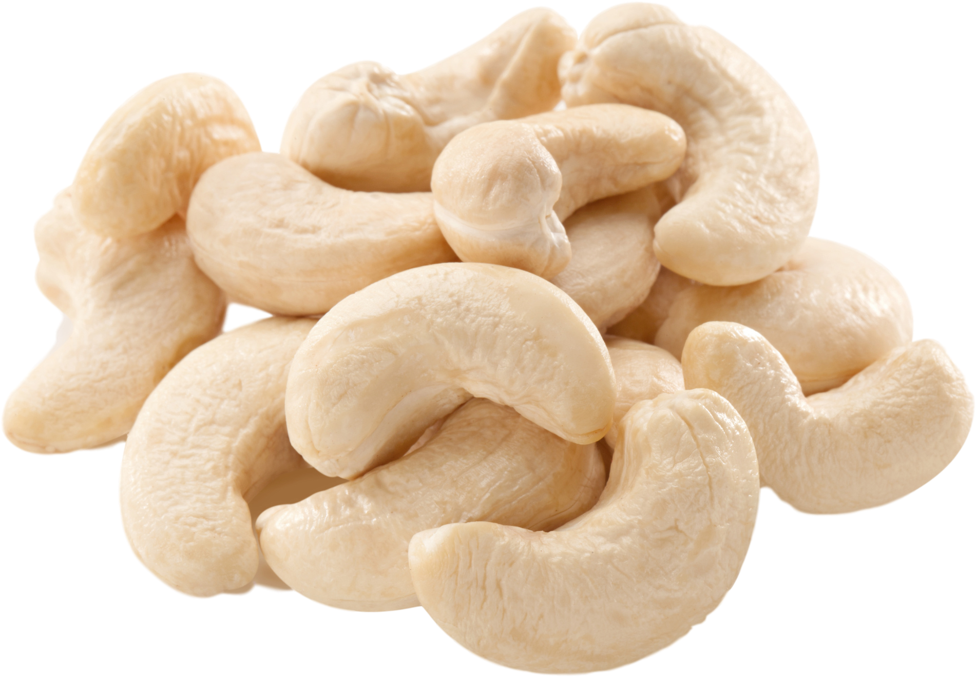 Heapof Cashew Nuts Isolated