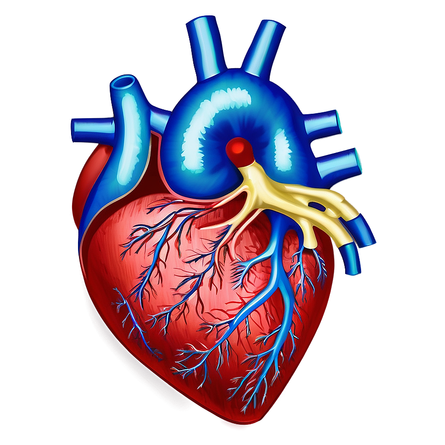 Heart Anatomy Art Png 79