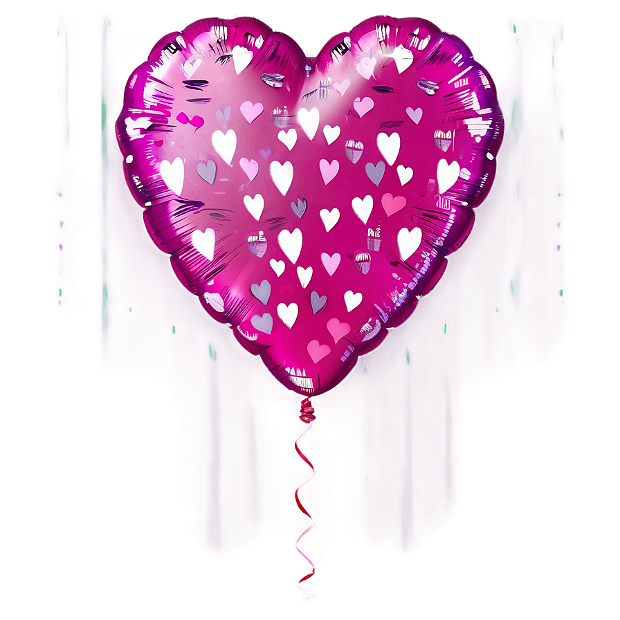 Heart Balloon Banner Png 4