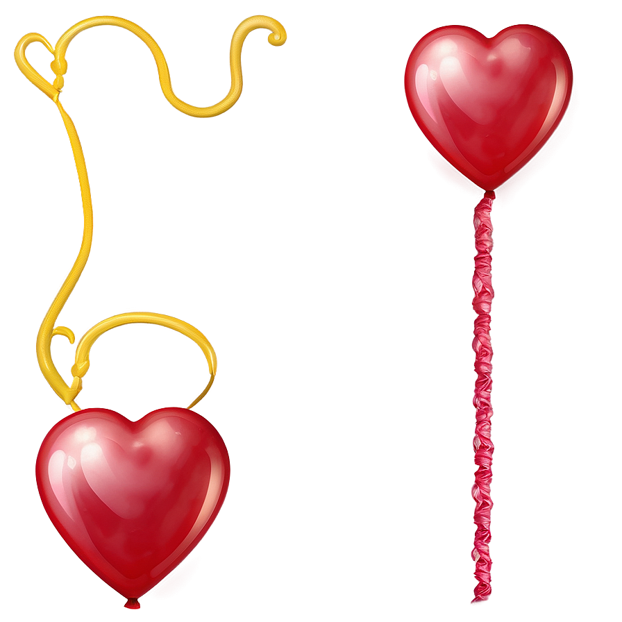 Heart Balloon Emoji Png Graphic Vqb