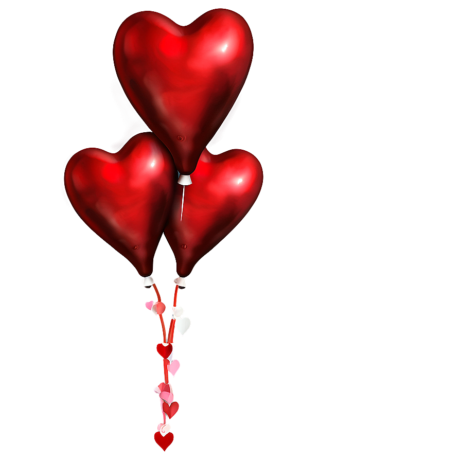 Heart Balloon Festive Png Cos