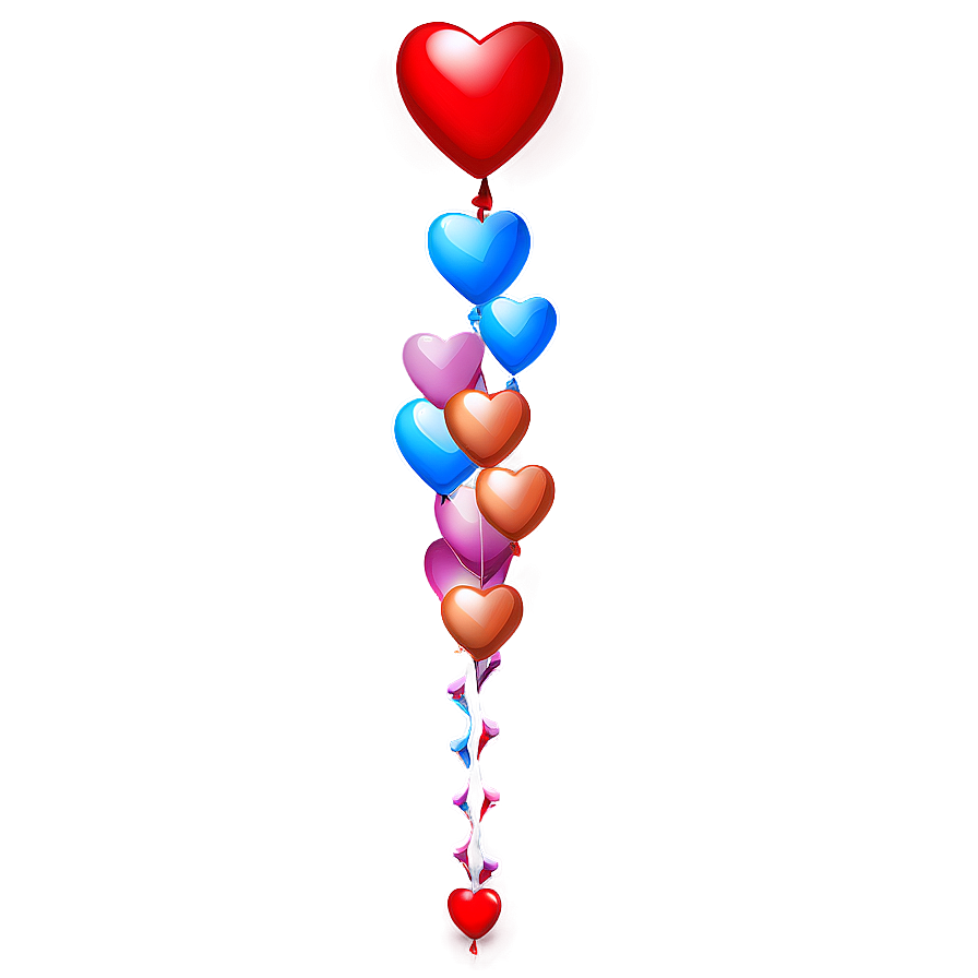 Heart Balloon In Sky Png Dnp