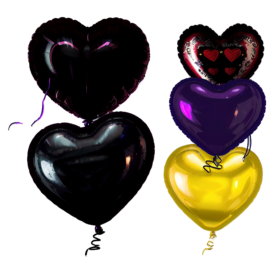 Heart Balloons Png 44