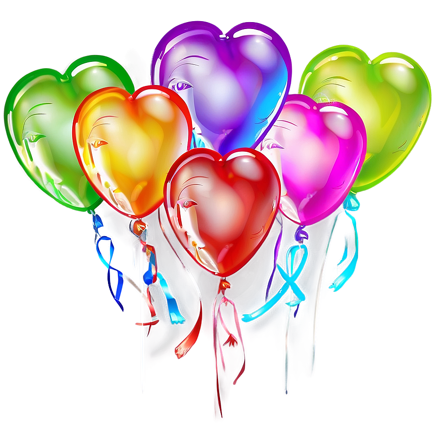 Heart Balloons Png Sfu