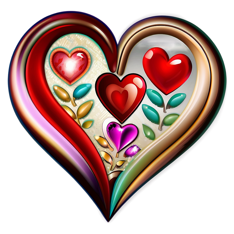 Heart Clipart For Greeting Cards Png 06132024