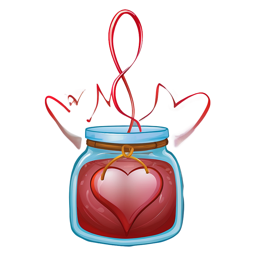 Heart Clipart In Jar Concept Png 05252024