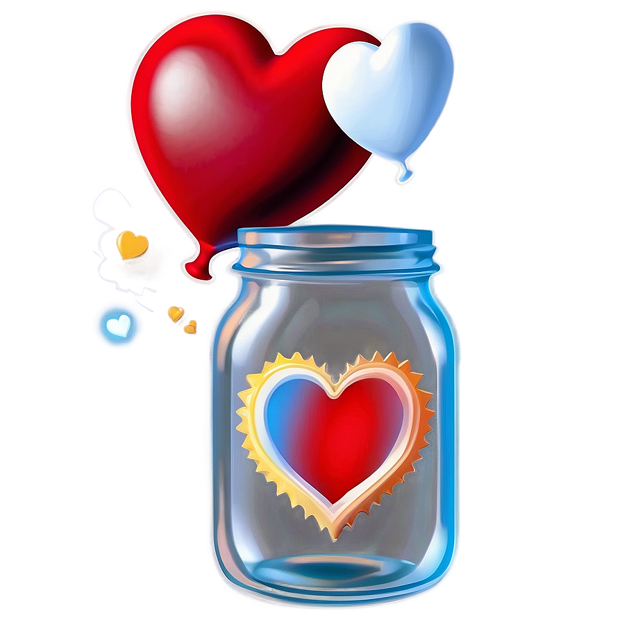 Heart Clipart In Jar Concept Png 88