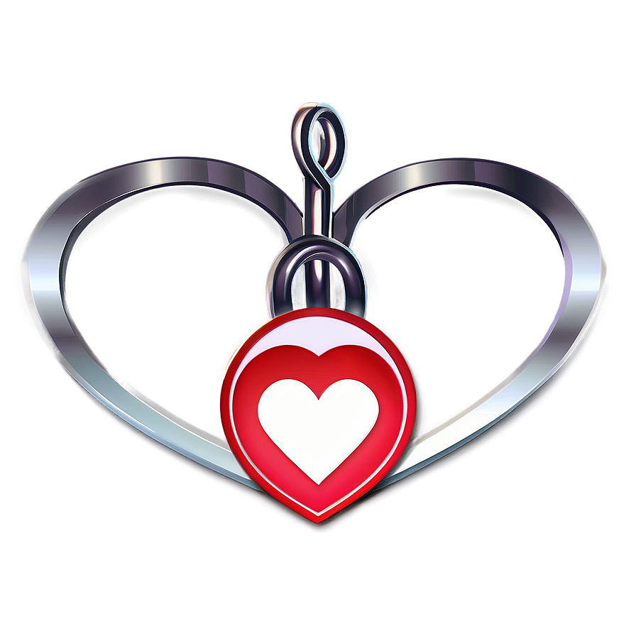 Heart Clipart With Banner Png Kwm