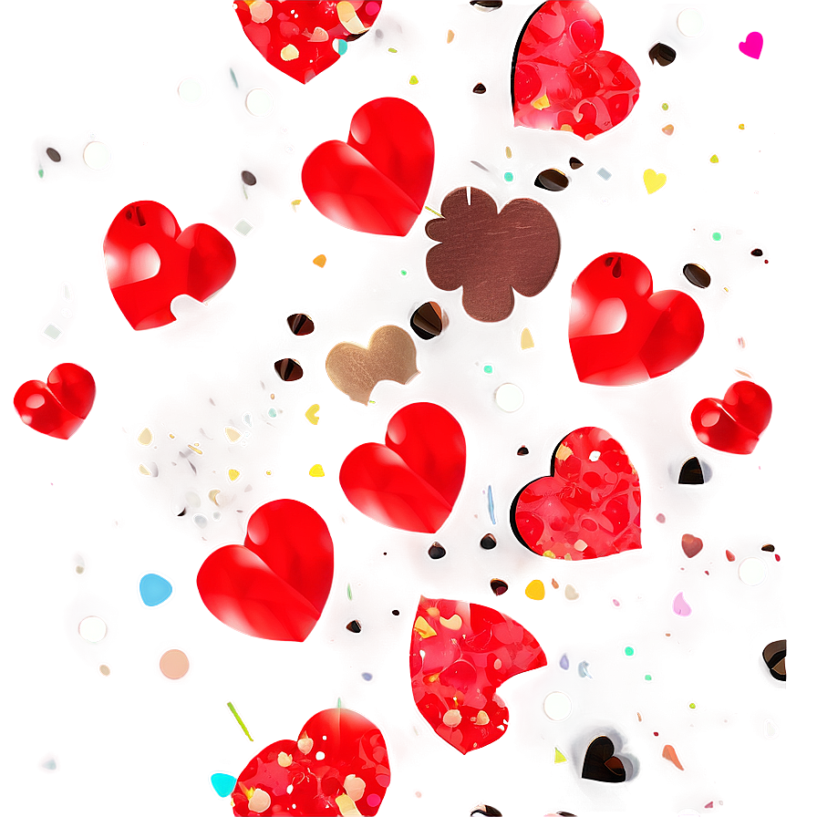 Heart Confetti Png 59