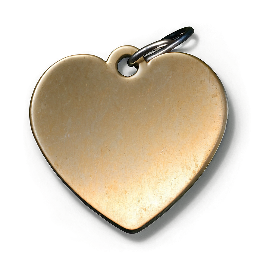 Heart Dog Tags Png 06212024