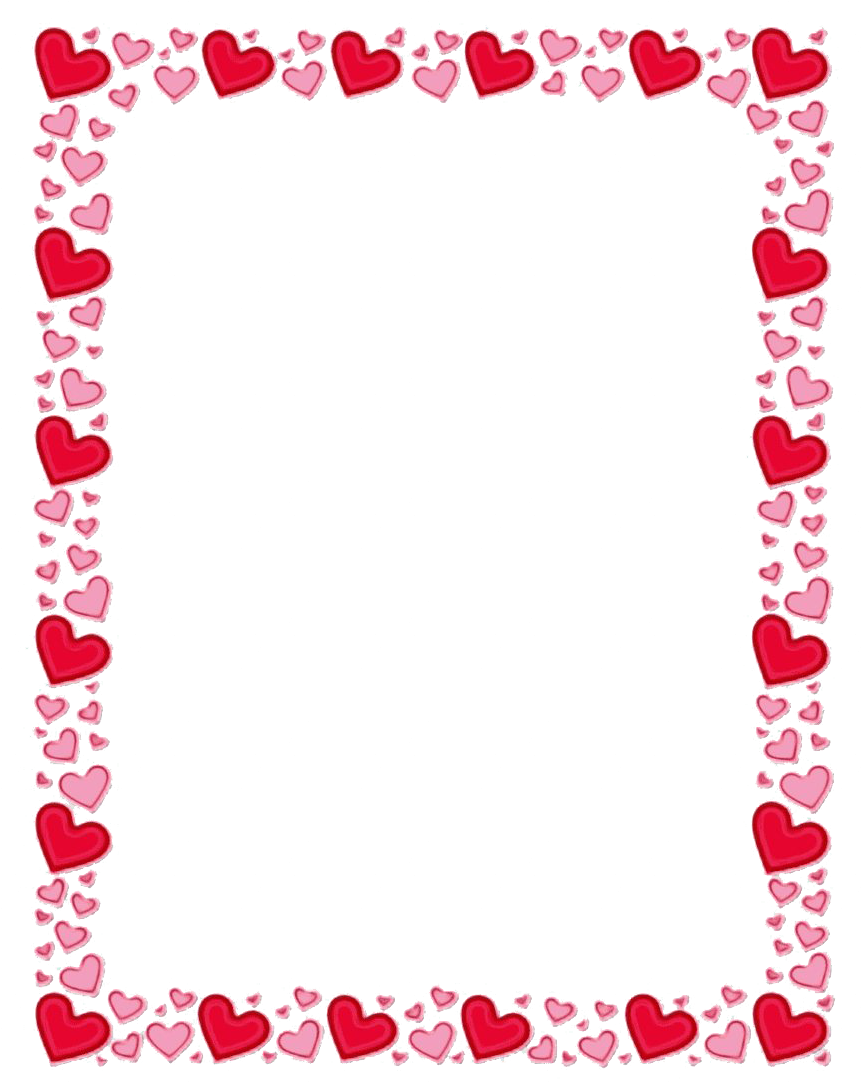 Heart Embellished Fancy Border